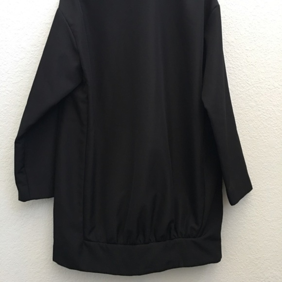 COS black cocoon coat - Picture 2 of 8
